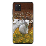 CUSTOMIZED YOU AND ME COUPLE COW LOVE PHONE CASE PRINTED 3D NEYQ02