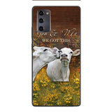 CUSTOMIZED YOU AND ME COUPLE COW LOVE PHONE CASE PRINTED 3D NEYQ02
