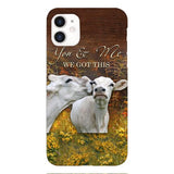 CUSTOMIZED YOU AND ME COUPLE COW LOVE PHONE CASE PRINTED 3D NEYQ02