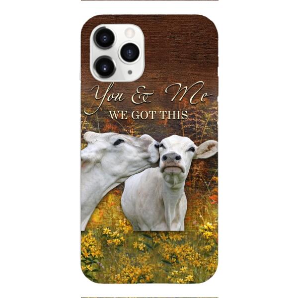 CUSTOMIZED YOU AND ME COUPLE COW LOVE PHONE CASE PRINTED 3D NEYQ02