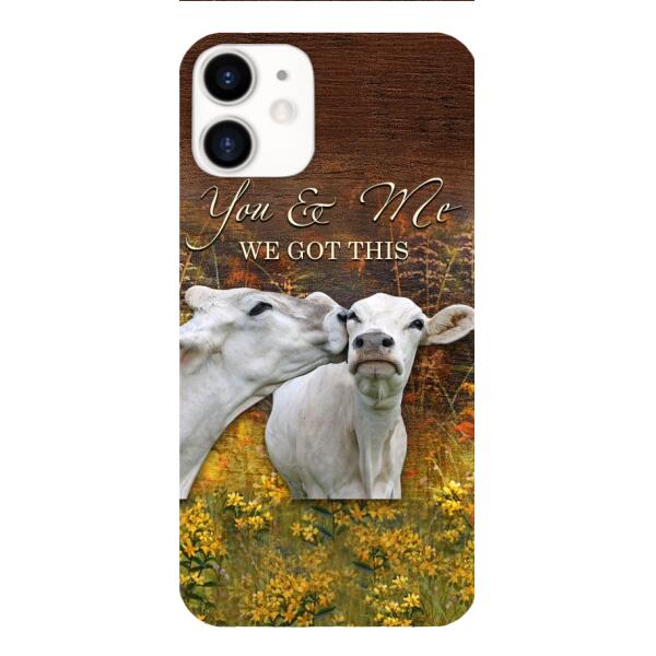 CUSTOMIZED YOU AND ME COUPLE COW LOVE PHONE CASE PRINTED 3D NEYQ02