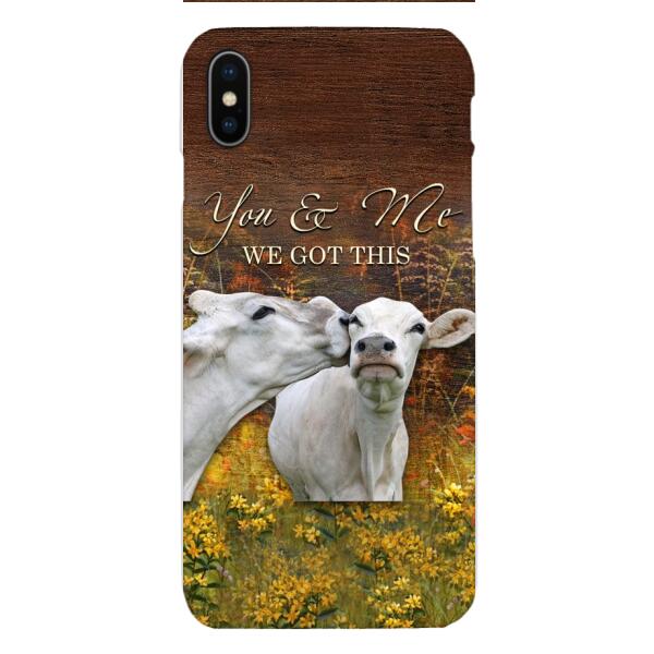 CUSTOMIZED YOU AND ME COUPLE COW LOVE PHONE CASE PRINTED 3D NEYQ02
