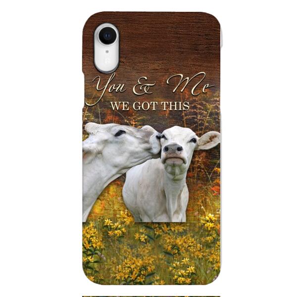 CUSTOMIZED YOU AND ME COUPLE COW LOVE PHONE CASE PRINTED 3D NEYQ02