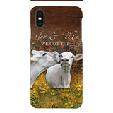 CUSTOMIZED YOU AND ME COUPLE COW LOVE PHONE CASE PRINTED 3D NEYQ02