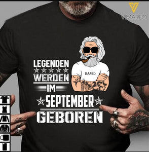 Legenden werden im september geboren personalized 3d Printed