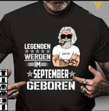 Legenden werden im september geboren personalized 3d Printed