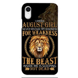Personalized August Girl Phone Case Printed AUG-MQ05