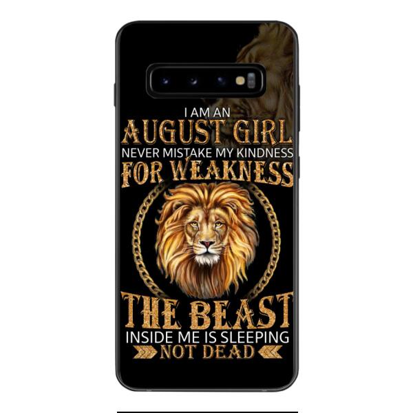 Personalized August Girl Phone Case Printed AUG-MQ05
