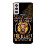 Personalized August Girl Phone Case Printed AUG-MQ05