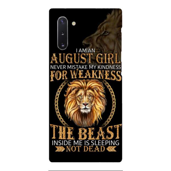 Personalized August Girl Phone Case Printed AUG-MQ05