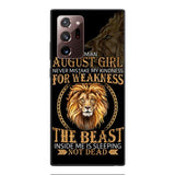 Personalized August Girl Phone Case Printed AUG-MQ05