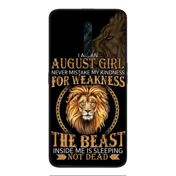 Personalized August Girl Phone Case Printed AUG-MQ05