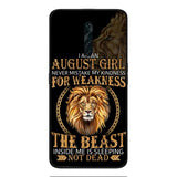 Personalized August Girl Phone Case Printed AUG-MQ05
