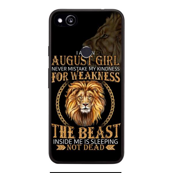 Personalized August Girl Phone Case Printed AUG-MQ05