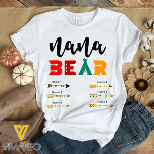 Personalized Nana Bear Tshirt Printed AUG-MD04