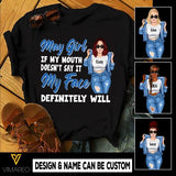 PERSONALIZED MAY GIRL TSHIRT HOODIE PRINTED NEY198Q