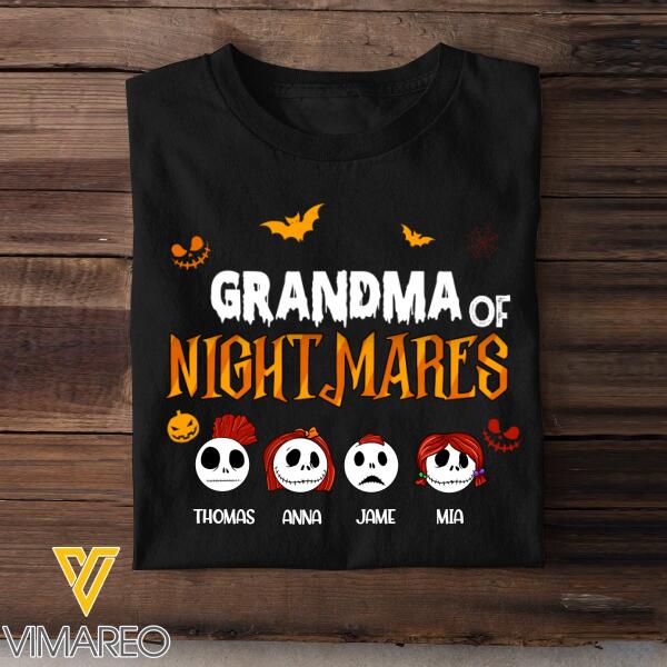 Personalized Grandma Of Nightmare Tshirt Printed SEP-DT06