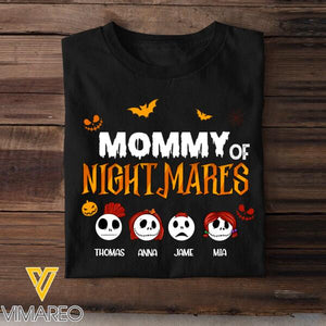 Personalized Mommy Of Nightmare Tshirt Printed SEP-DT06