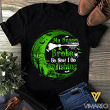 MY BROOM BROKE SO NOW I GO FISHING TSHIRT FOR MEN AND WOMEN
