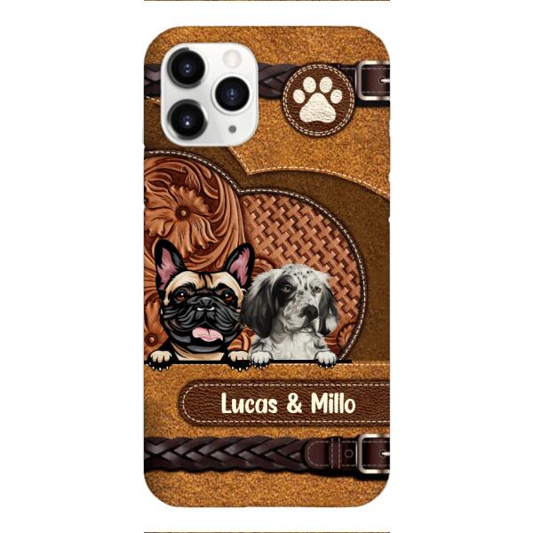 Personalized Dogmom Phonecase Printed 3D