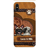 Personalized Dogmom Phonecase Printed 3D