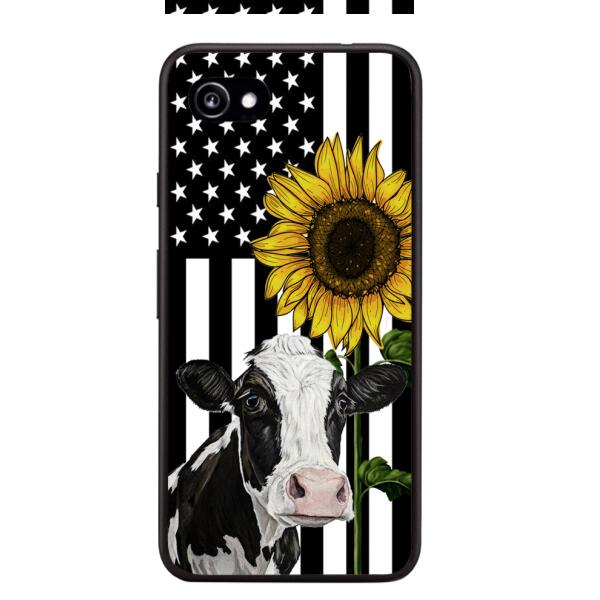 CUSTOMIZED CATTLE BREEDS SUNFLOWER PHONE CASE TNMD0307