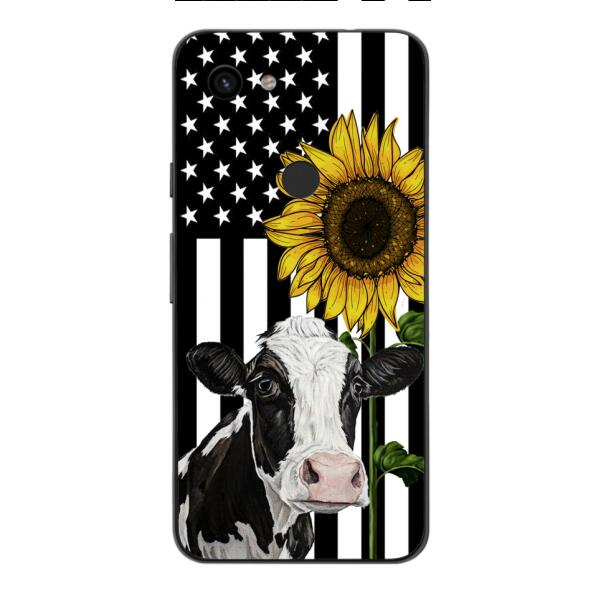 CUSTOMIZED CATTLE BREEDS SUNFLOWER PHONE CASE TNMD0307