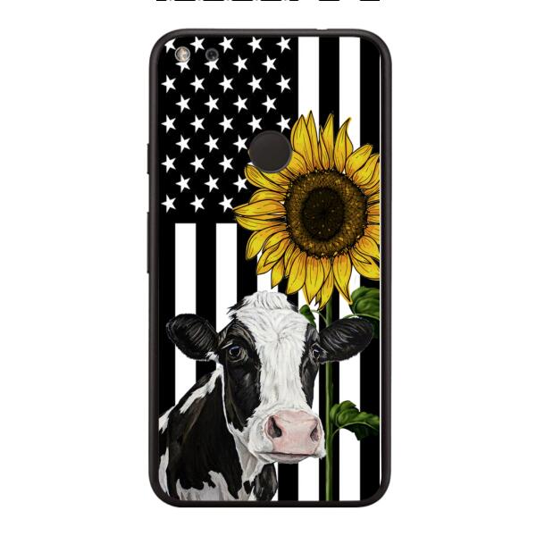 CUSTOMIZED CATTLE BREEDS SUNFLOWER PHONE CASE TNMD0307