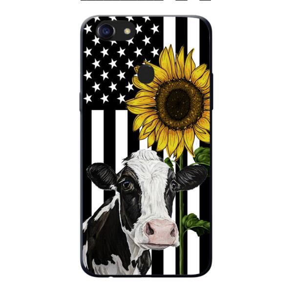 CUSTOMIZED CATTLE BREEDS SUNFLOWER PHONE CASE TNMD0307