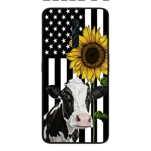 CUSTOMIZED CATTLE BREEDS SUNFLOWER PHONE CASE TNMD0307
