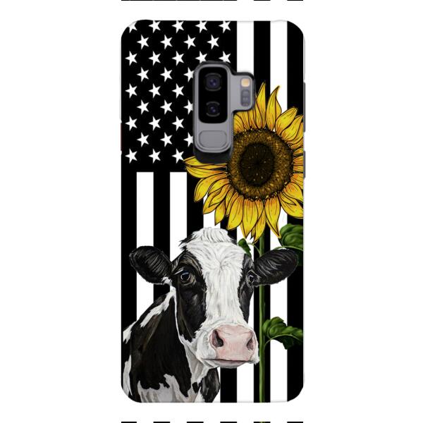 CUSTOMIZED CATTLE BREEDS SUNFLOWER PHONE CASE TNMD0307