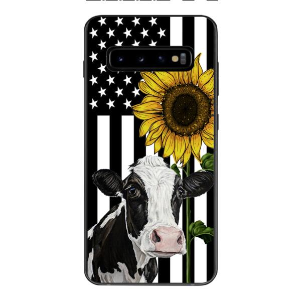 CUSTOMIZED CATTLE BREEDS SUNFLOWER PHONE CASE TNMD0307