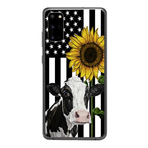 CUSTOMIZED CATTLE BREEDS SUNFLOWER PHONE CASE TNMD0307