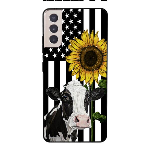 CUSTOMIZED CATTLE BREEDS SUNFLOWER PHONE CASE TNMD0307