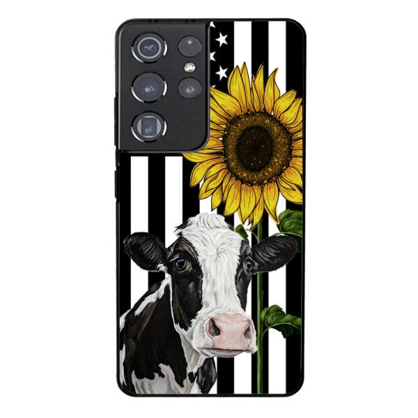 CUSTOMIZED CATTLE BREEDS SUNFLOWER PHONE CASE TNMD0307