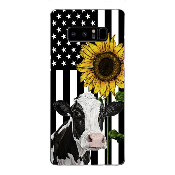 CUSTOMIZED CATTLE BREEDS SUNFLOWER PHONE CASE TNMD0307