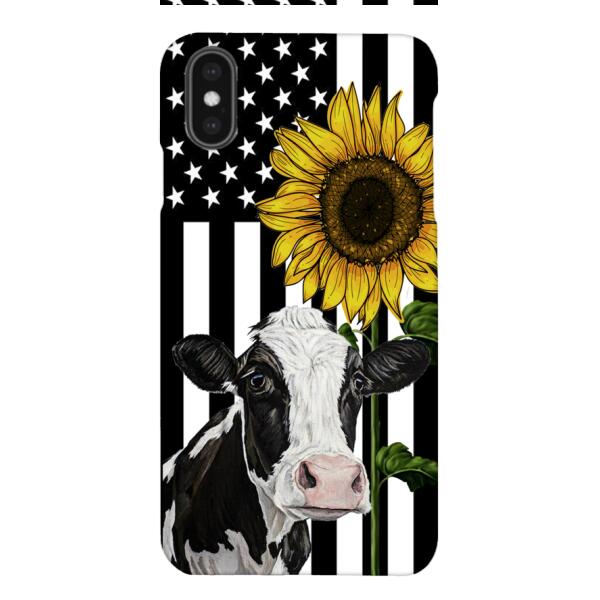 CUSTOMIZED CATTLE BREEDS SUNFLOWER PHONE CASE TNMD0307