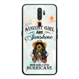 Personalized August Girl Are Sunshine Phone Case JUL-DT09