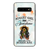 Personalized August Girl Are Sunshine Phone Case JUL-DT09