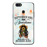 PERSONALIZED SEPTEMBER GIRL PHONE CASE PRINTED JUL-DT09