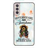 PERSONALIZED SEPTEMBER GIRL PHONE CASE PRINTED JUL-DT09