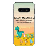 Personalized Grandmasaurus And Kids Phone Case AUG-MD05