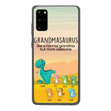 Personalized Grandmasaurus And Kids Phone Case AUG-MD05