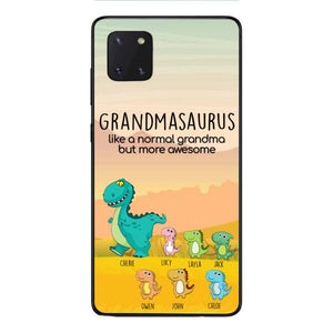 Personalized Grandmasaurus And Kids Phone Case AUG-MD05