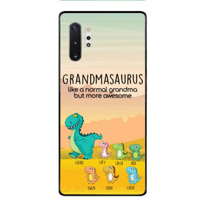 Personalized Grandmasaurus And Kids Phone Case AUG-MD05