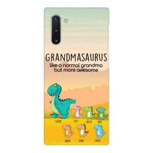 Personalized Grandmasaurus And Kids Phone Case AUG-MD05