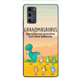 Personalized Grandmasaurus And Kids Phone Case AUG-MD05