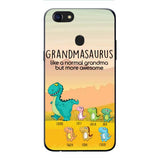 Personalized Grandmasaurus And Kids Phone Case AUG-MD05