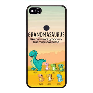 Personalized Grandmasaurus And Kids Phone Case AUG-MD05