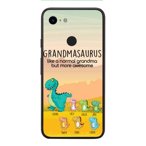 Personalized Grandmasaurus And Kids Phone Case AUG-MD05